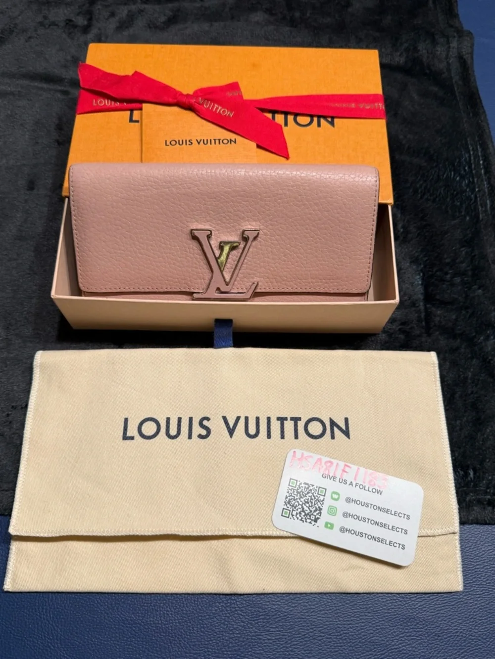 Louis Vuitton Pink Leather Chain Wallet Full Set with Box - Picture 4 of 14
